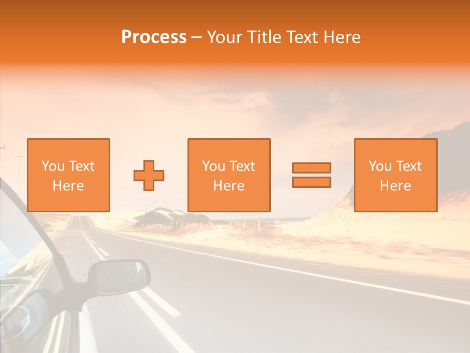 Rear Line Scenery PowerPoint Template