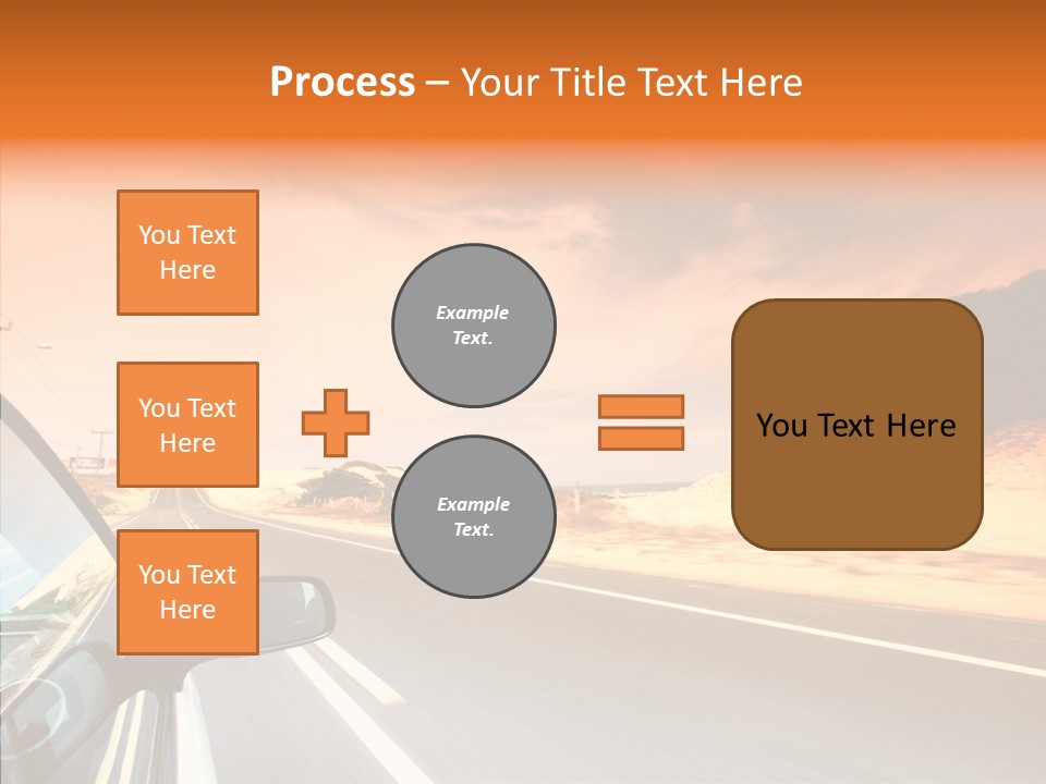 Rear Line Scenery PowerPoint Template