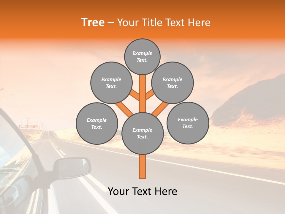 Rear Line Scenery PowerPoint Template