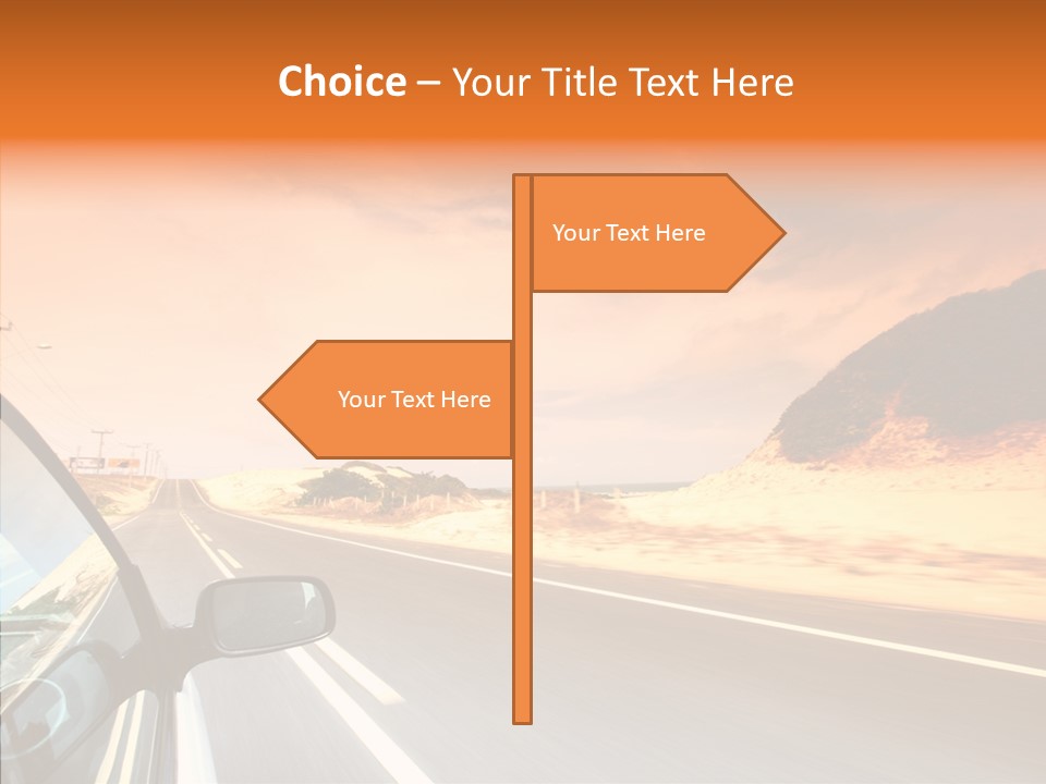 Rear Line Scenery PowerPoint Template