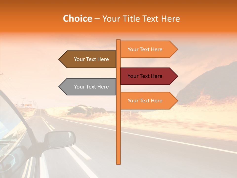 Rear Line Scenery PowerPoint Template
