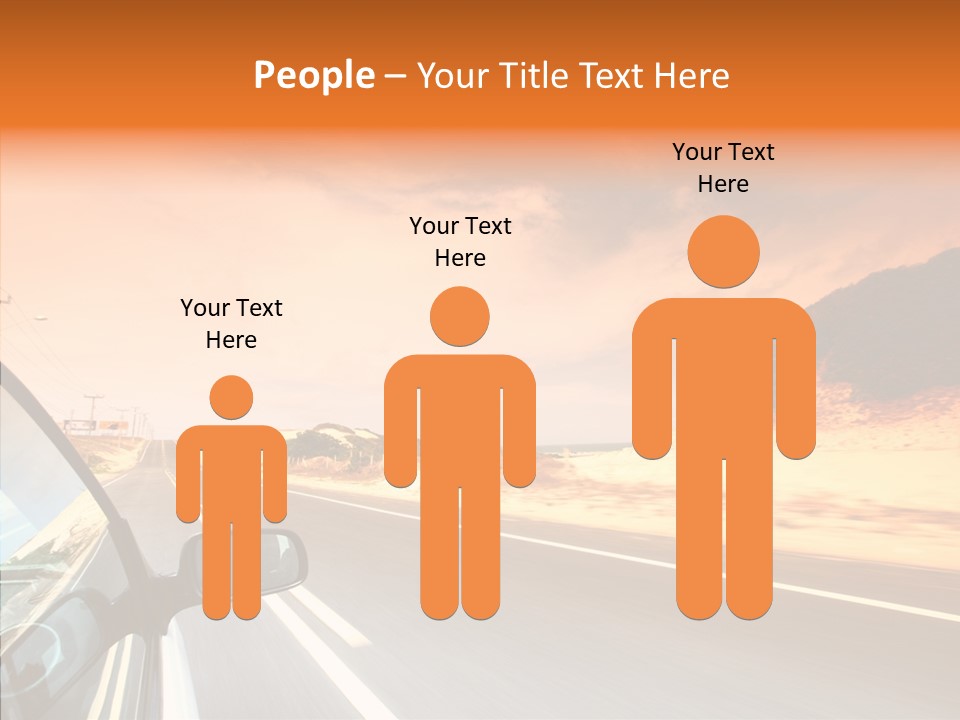 Rear Line Scenery PowerPoint Template