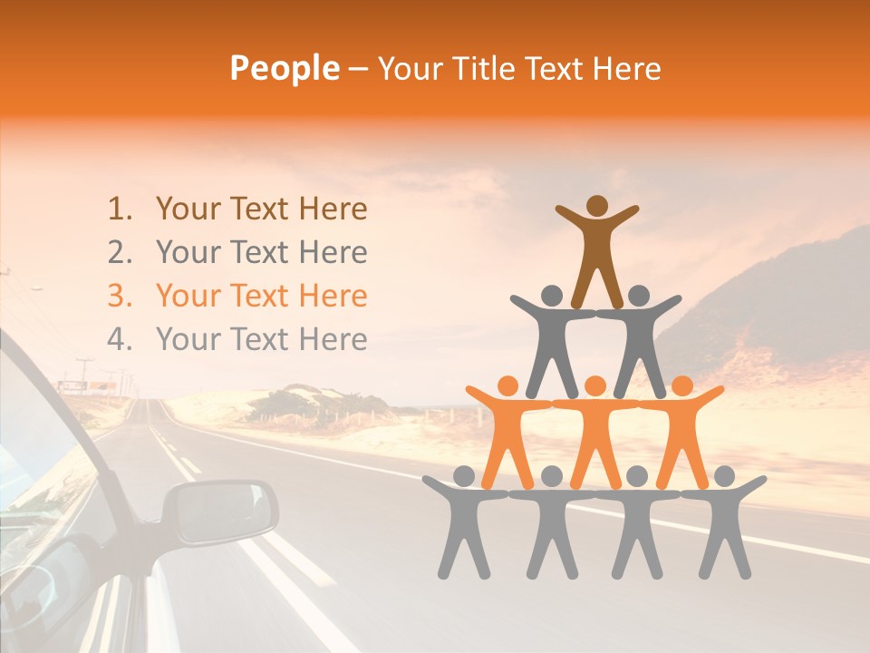 Rear Line Scenery PowerPoint Template