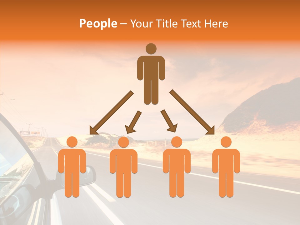 Rear Line Scenery PowerPoint Template