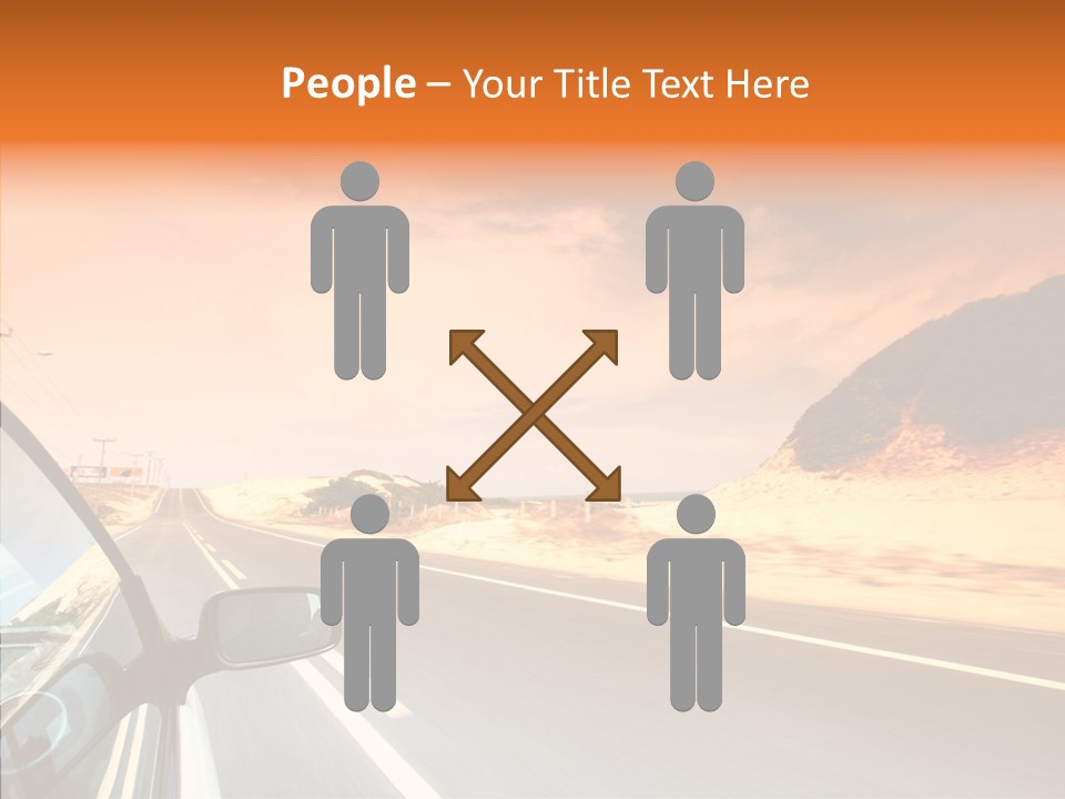 Rear Line Scenery PowerPoint Template