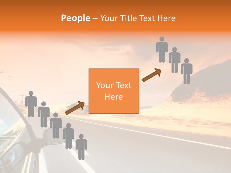 Rear Line Scenery PowerPoint Template