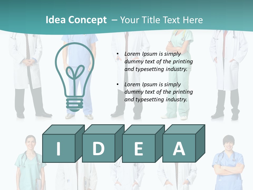 Portrait Surgeon Practice PowerPoint Template