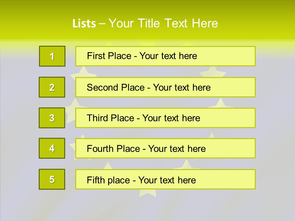 Star European Backdrop PowerPoint Template