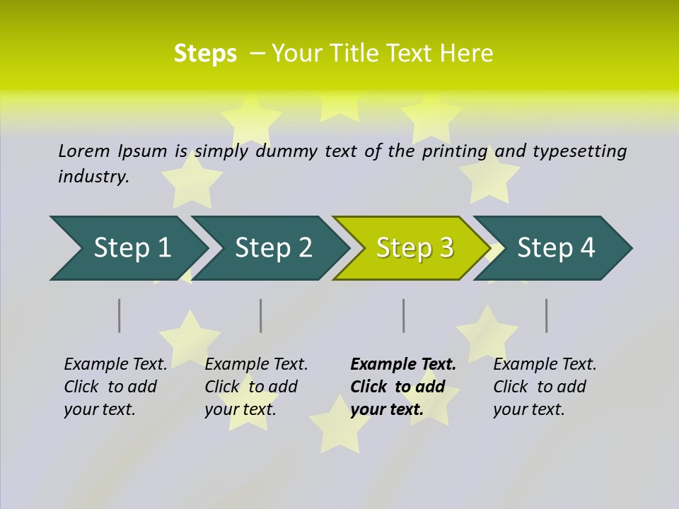 Star European Backdrop PowerPoint Template