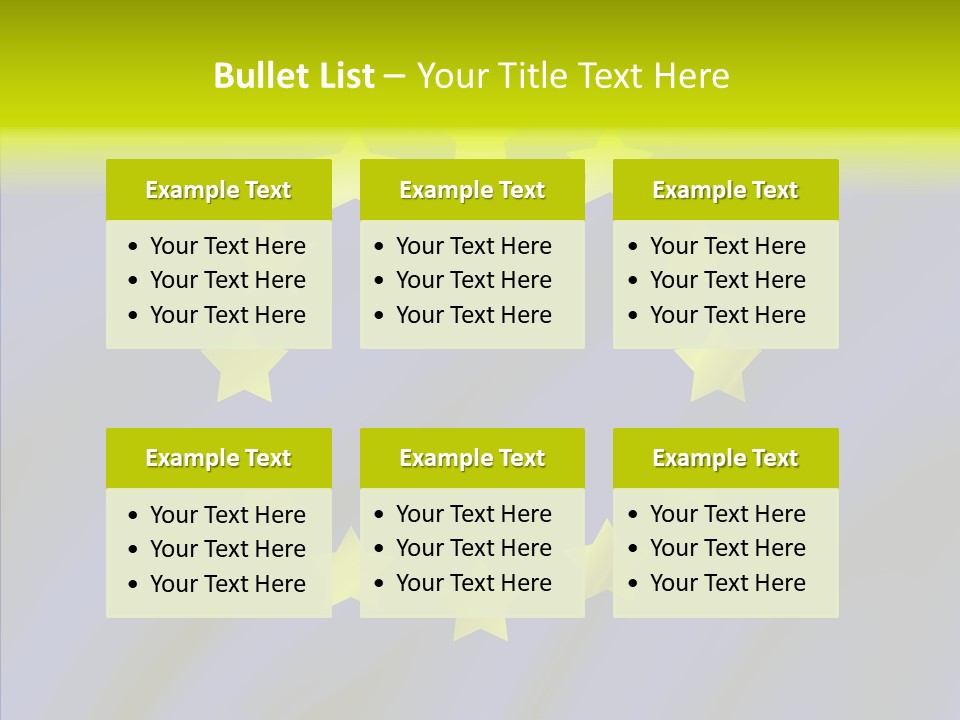 Star European Backdrop PowerPoint Template