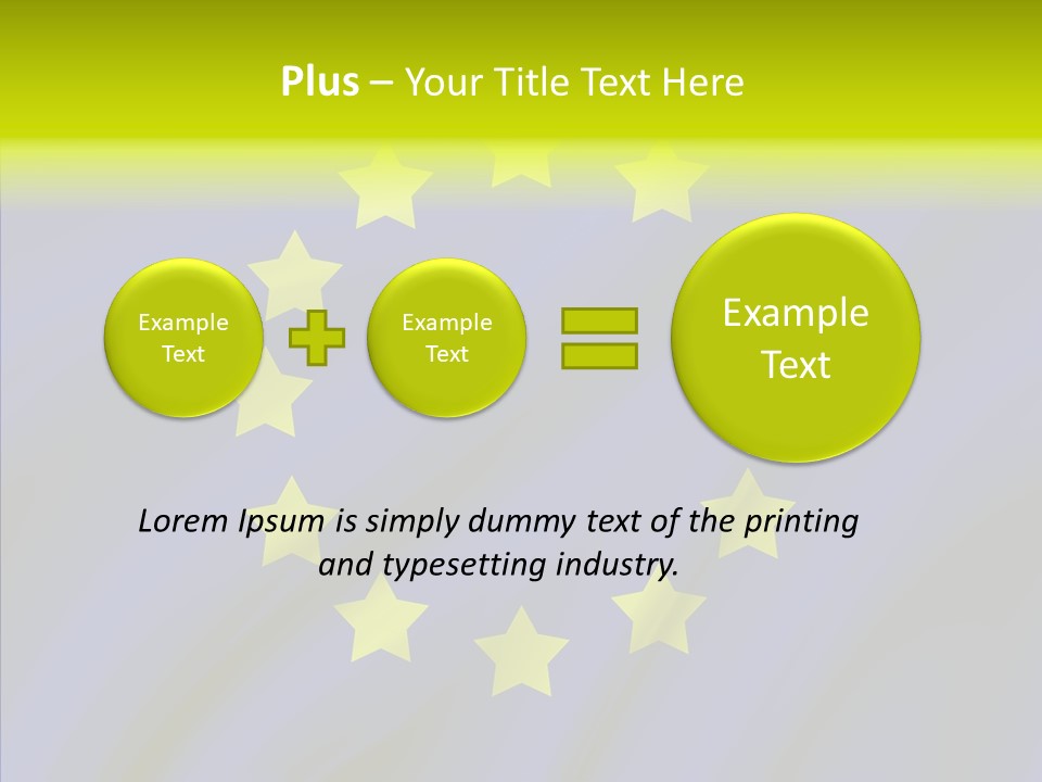 Star European Backdrop PowerPoint Template