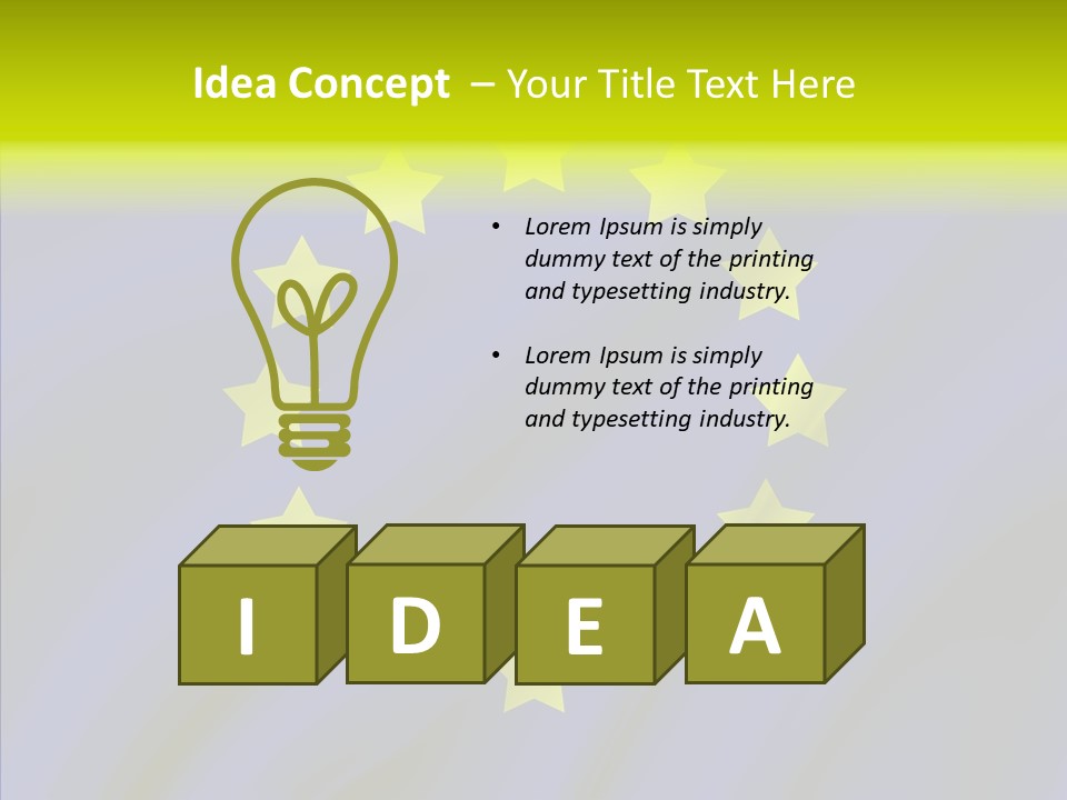 Star European Backdrop PowerPoint Template