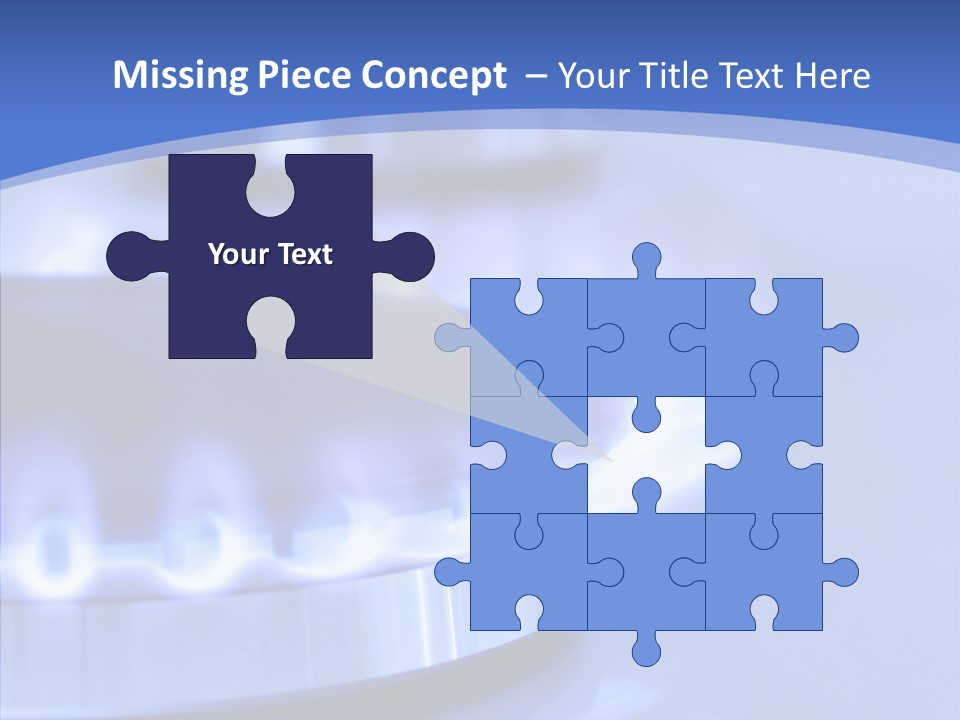 Hob Detail Stove PowerPoint Template