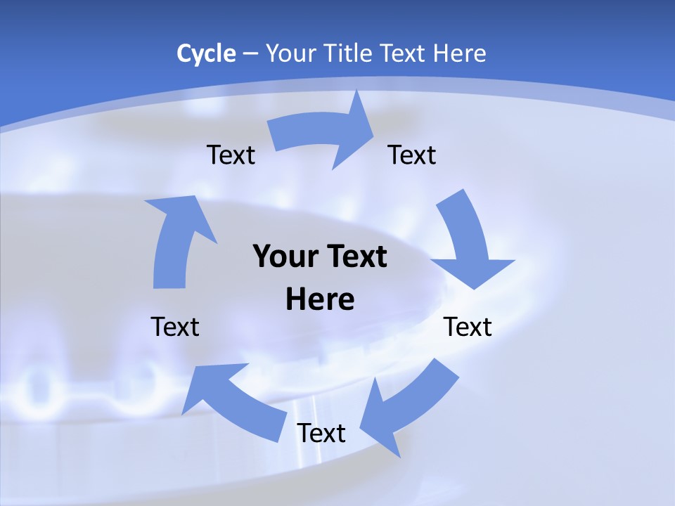 Hob Detail Stove PowerPoint Template