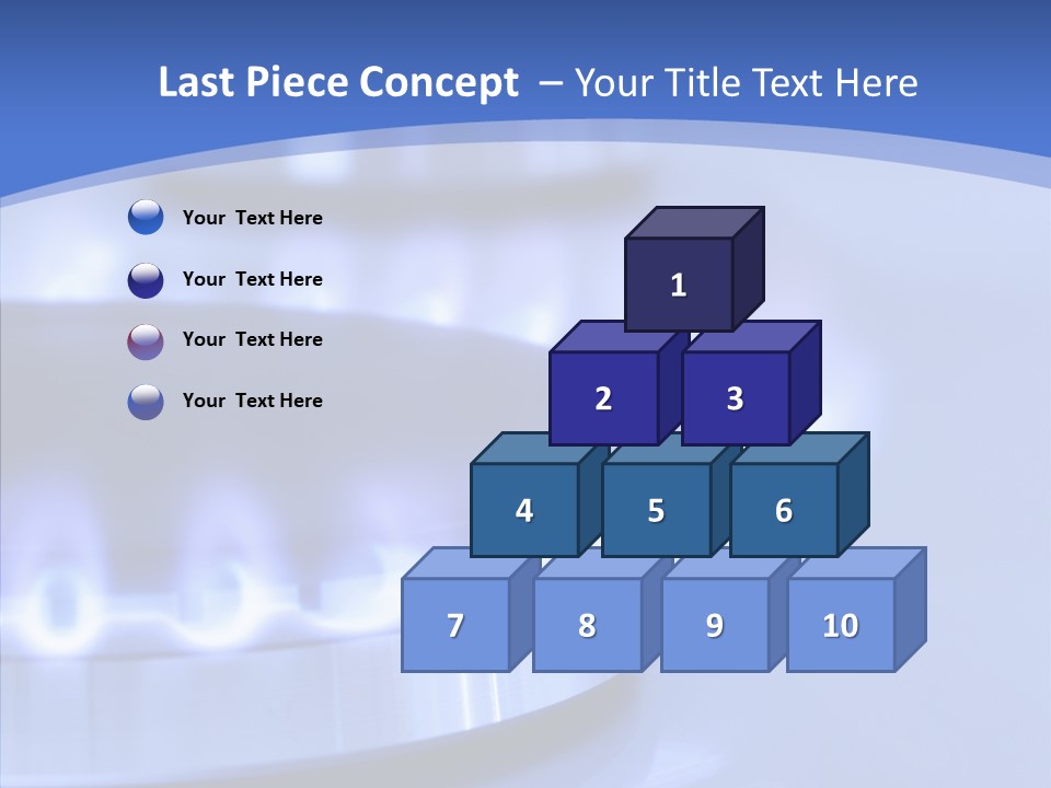 Hob Detail Stove PowerPoint Template