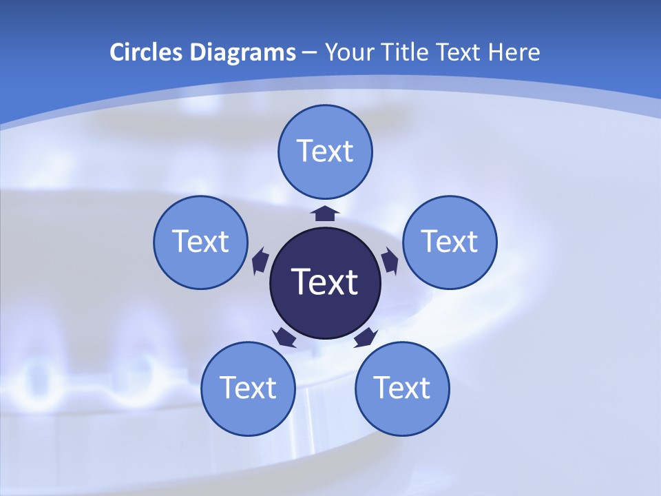 Hob Detail Stove PowerPoint Template