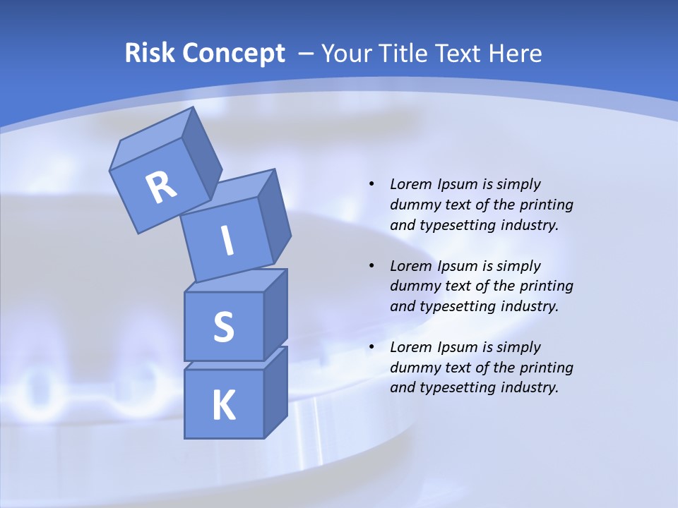 Hob Detail Stove PowerPoint Template