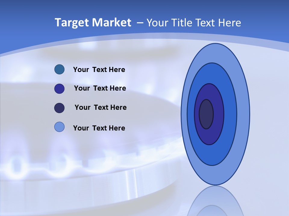 Hob Detail Stove PowerPoint Template