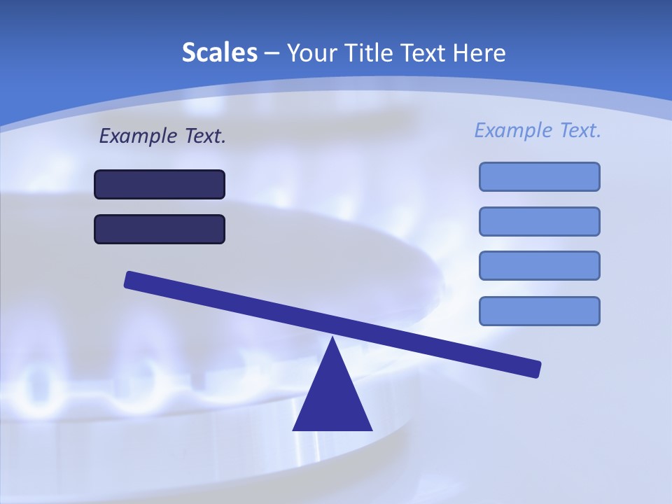 Hob Detail Stove PowerPoint Template