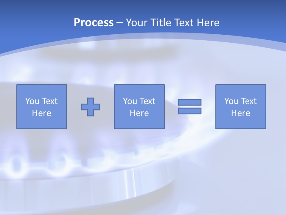 Hob Detail Stove PowerPoint Template