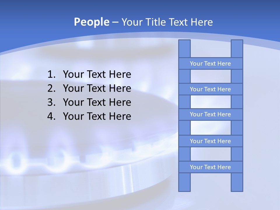 Hob Detail Stove PowerPoint Template