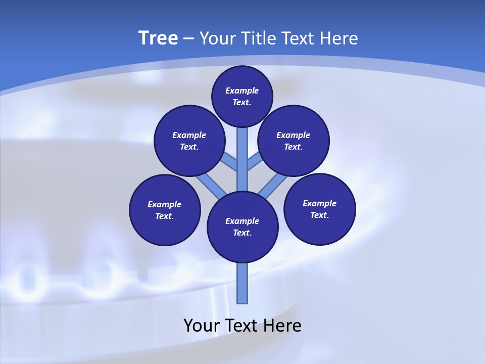 Hob Detail Stove PowerPoint Template