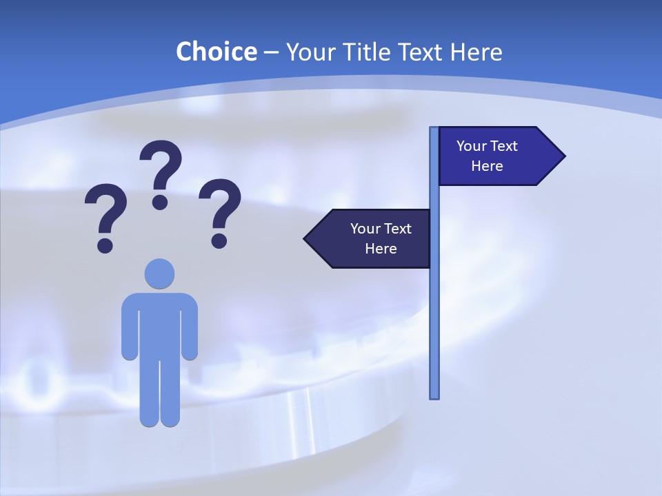 Hob Detail Stove PowerPoint Template