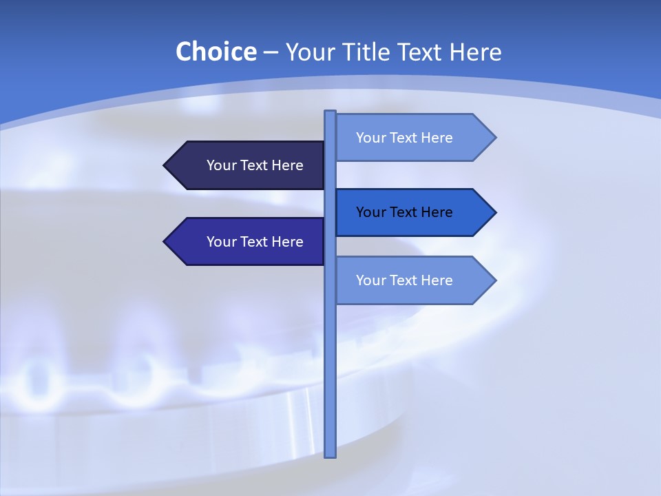 Hob Detail Stove PowerPoint Template