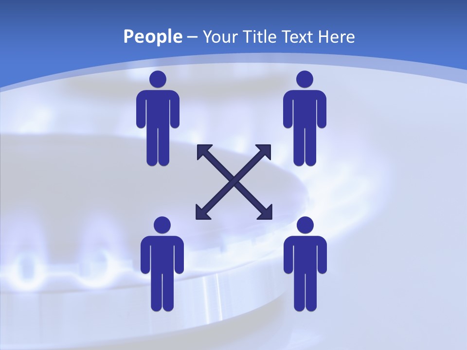 Hob Detail Stove PowerPoint Template