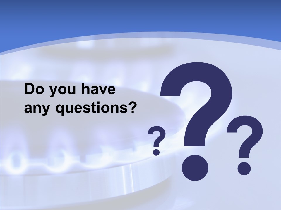 Hob Detail Stove PowerPoint Template