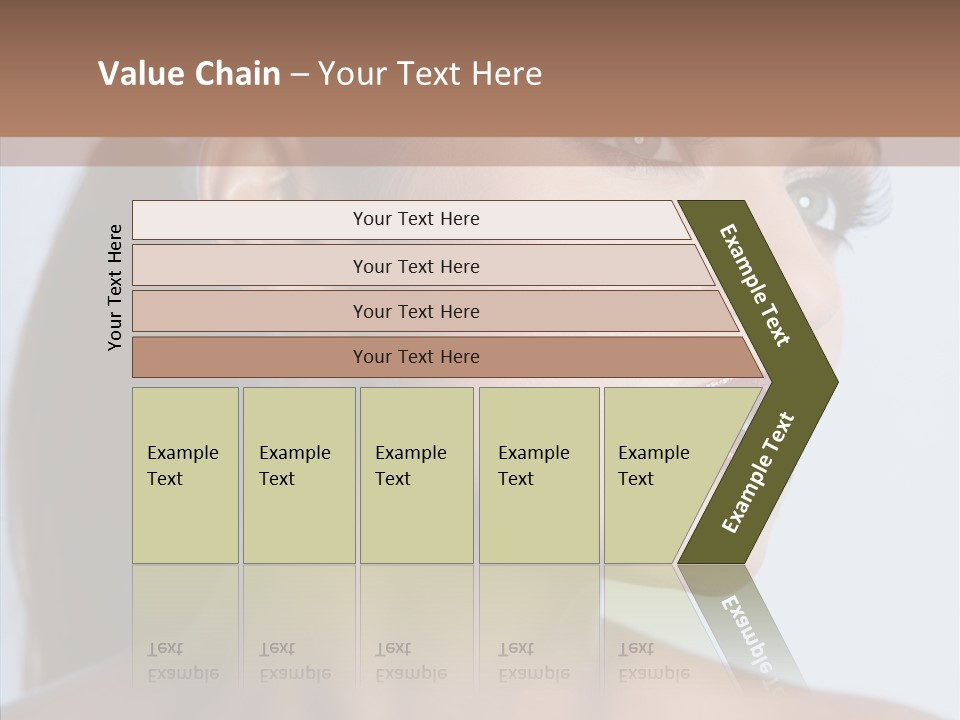 Head Women Attractive PowerPoint Template