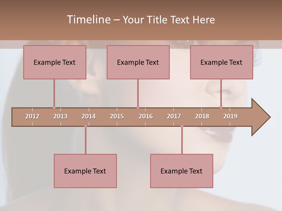 Head Women Attractive PowerPoint Template