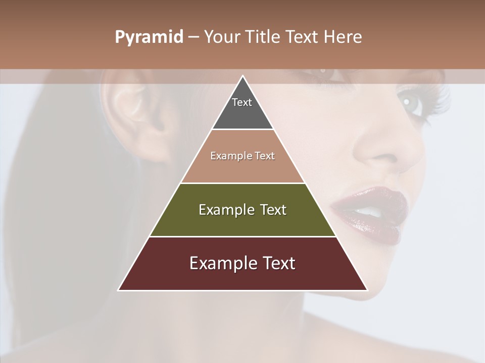 Head Women Attractive PowerPoint Template