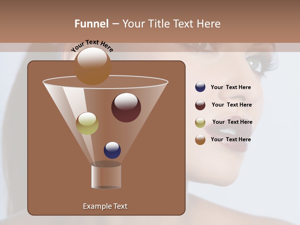 Head Women Attractive PowerPoint Template