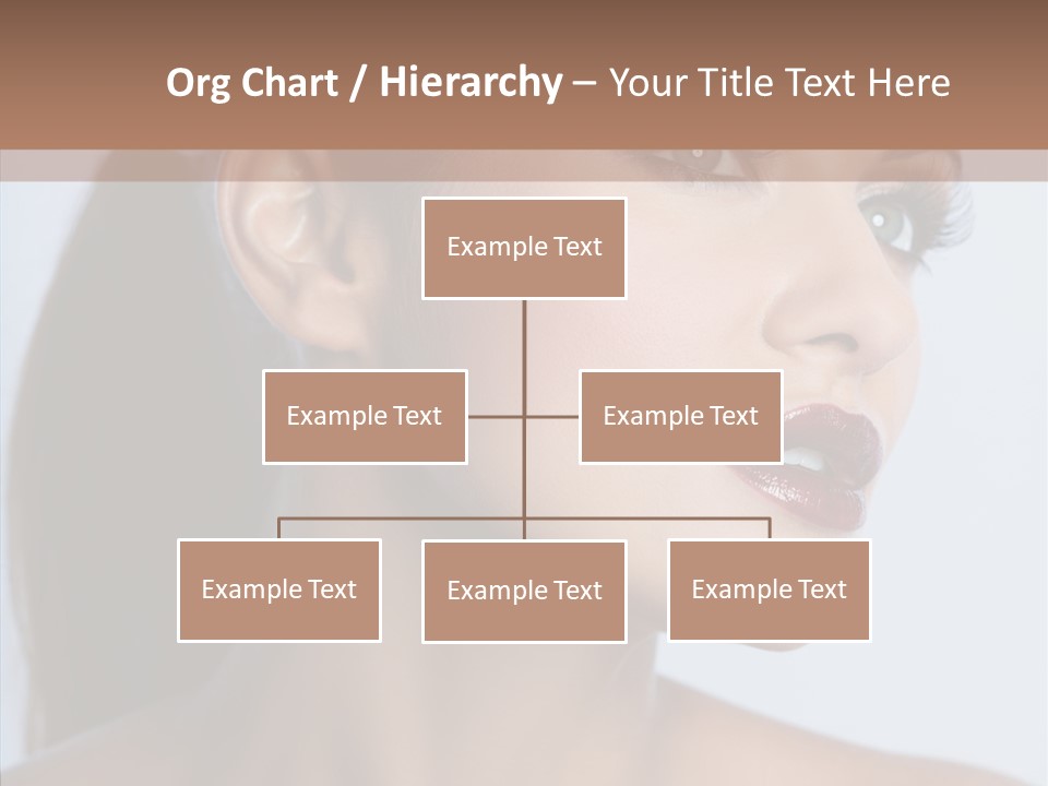 Head Women Attractive PowerPoint Template