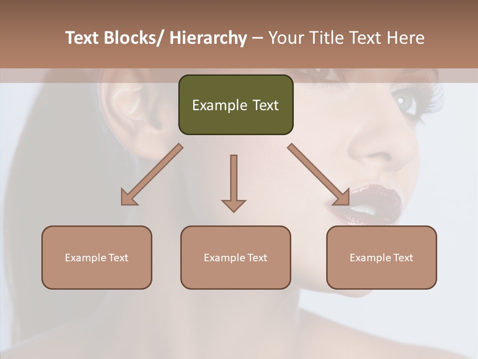 Head Women Attractive PowerPoint Template