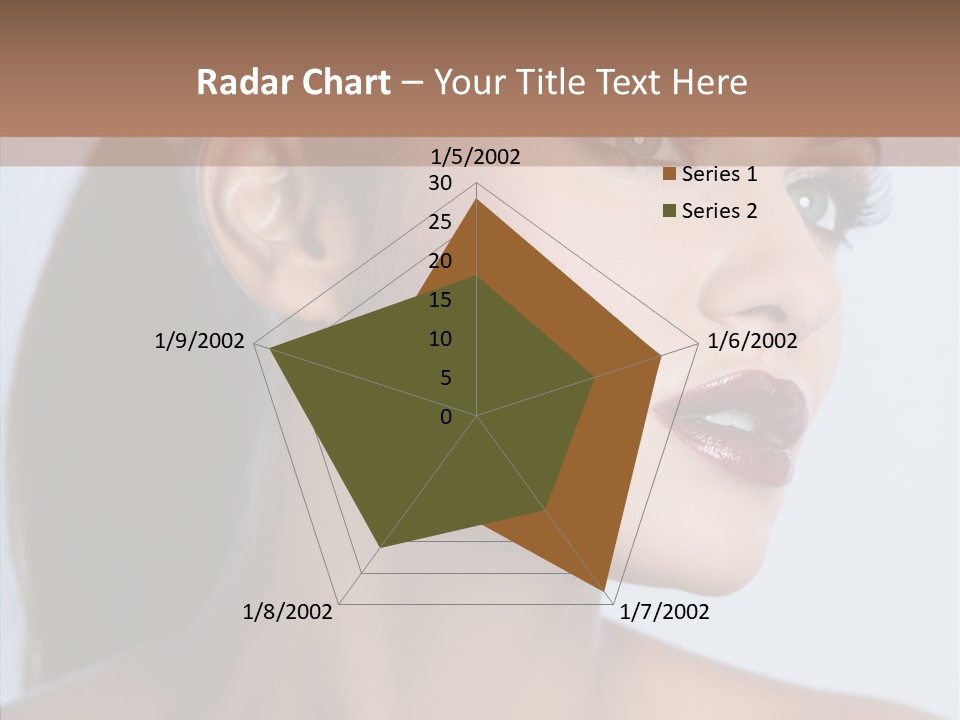 Head Women Attractive PowerPoint Template