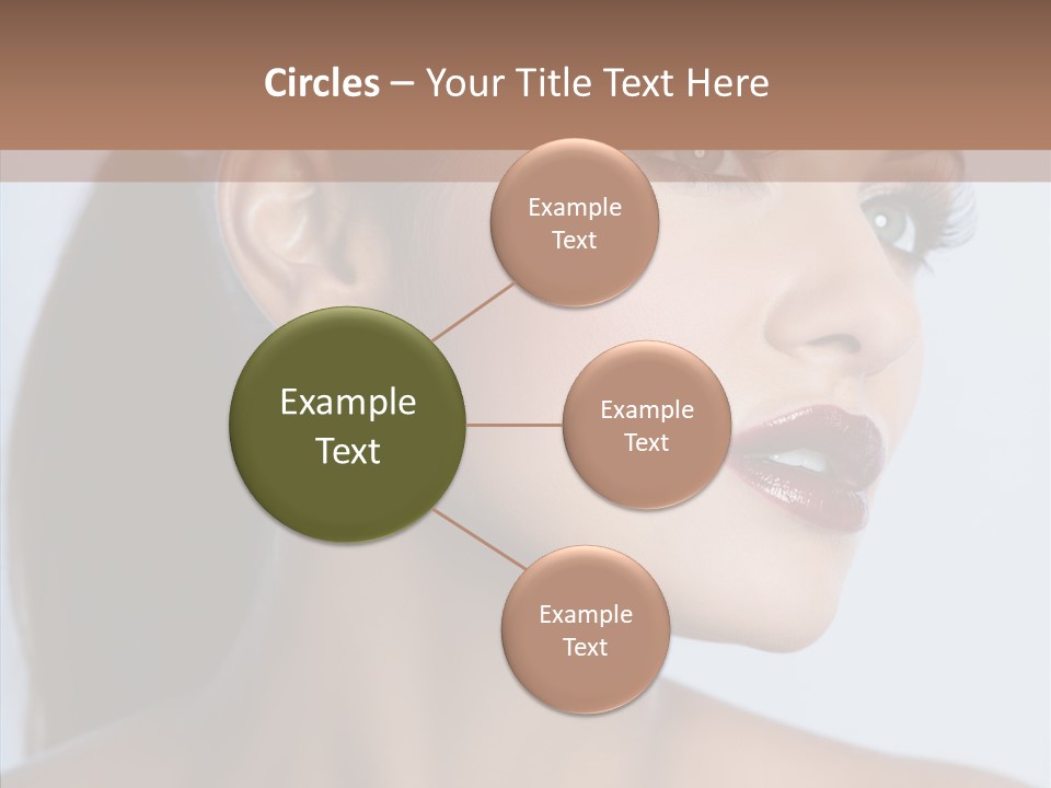 Head Women Attractive PowerPoint Template