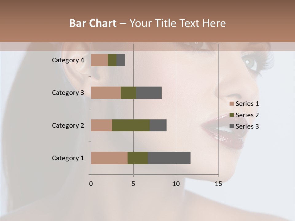 Head Women Attractive PowerPoint Template