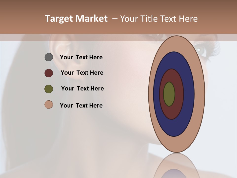 Head Women Attractive PowerPoint Template