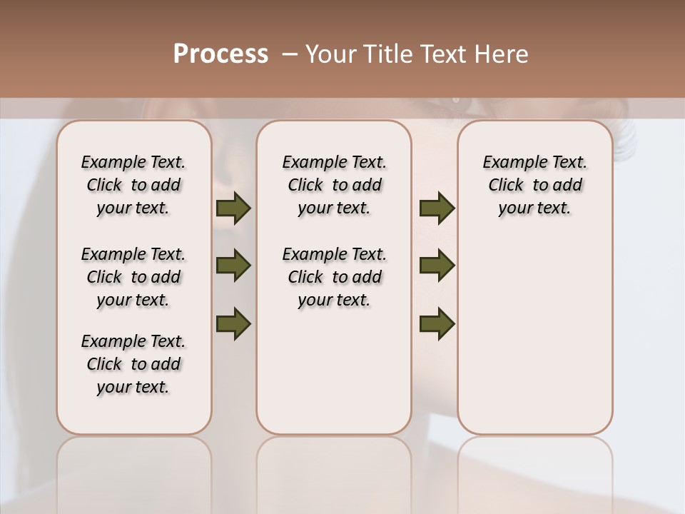 Head Women Attractive PowerPoint Template