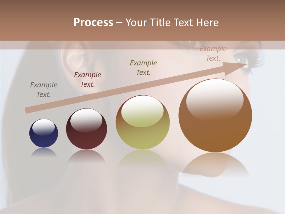 Head Women Attractive PowerPoint Template