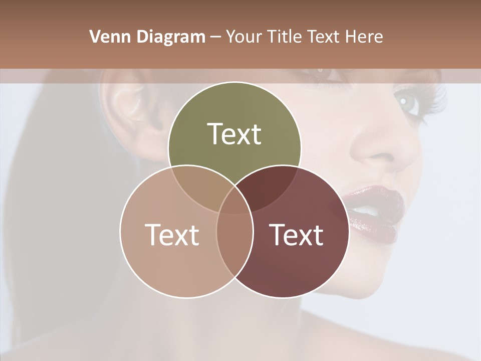 Head Women Attractive PowerPoint Template