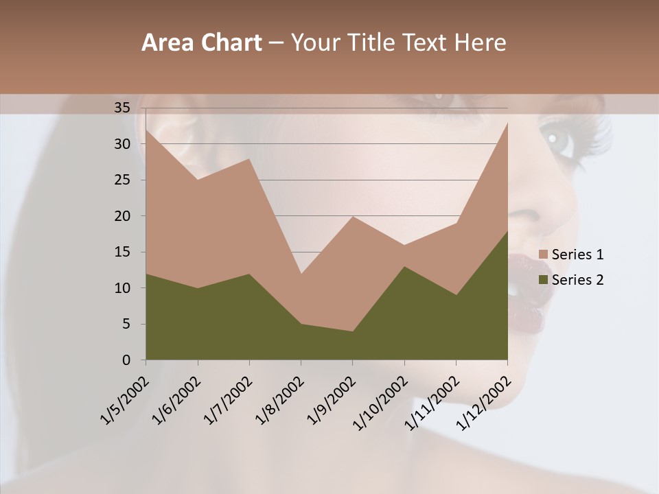 Head Women Attractive PowerPoint Template