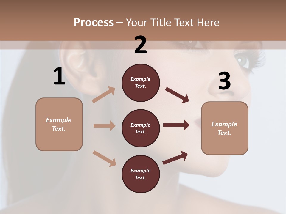 Head Women Attractive PowerPoint Template