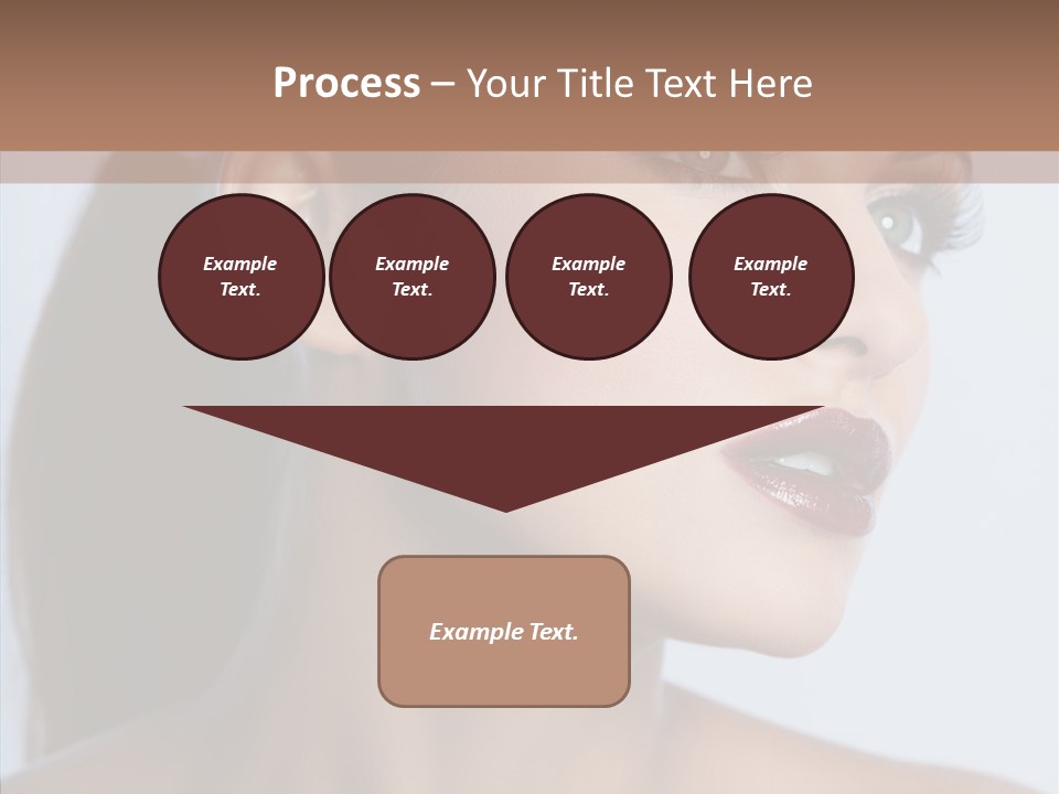 Head Women Attractive PowerPoint Template