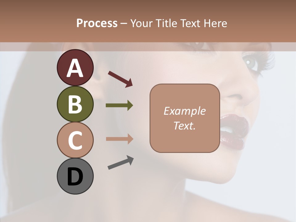 Head Women Attractive PowerPoint Template