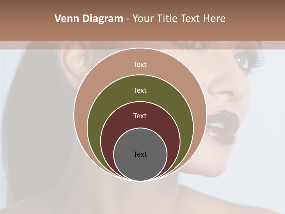 Head Women Attractive PowerPoint Template