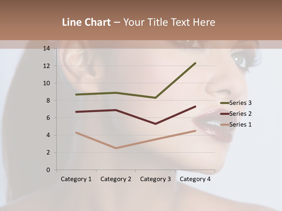 Head Women Attractive PowerPoint Template