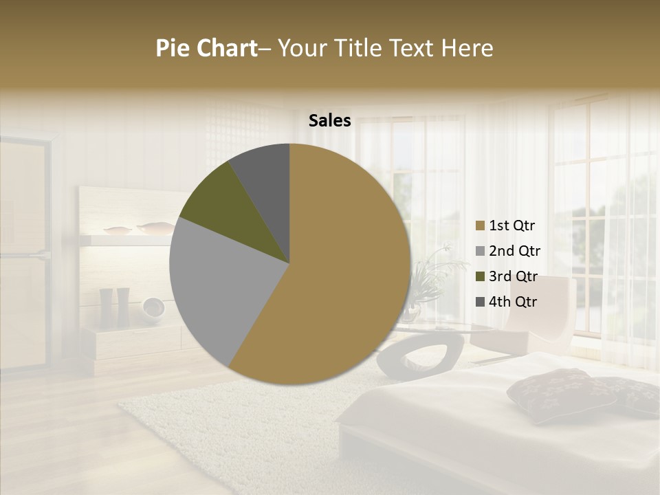 Apartment Eclecticism Furniture PowerPoint Template